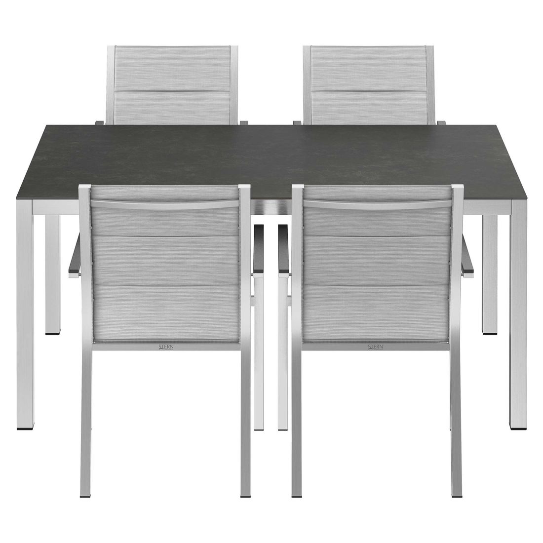 Stern Cardiff Gartenmöbel-Set 5-tlg. Tisch 160x90cm