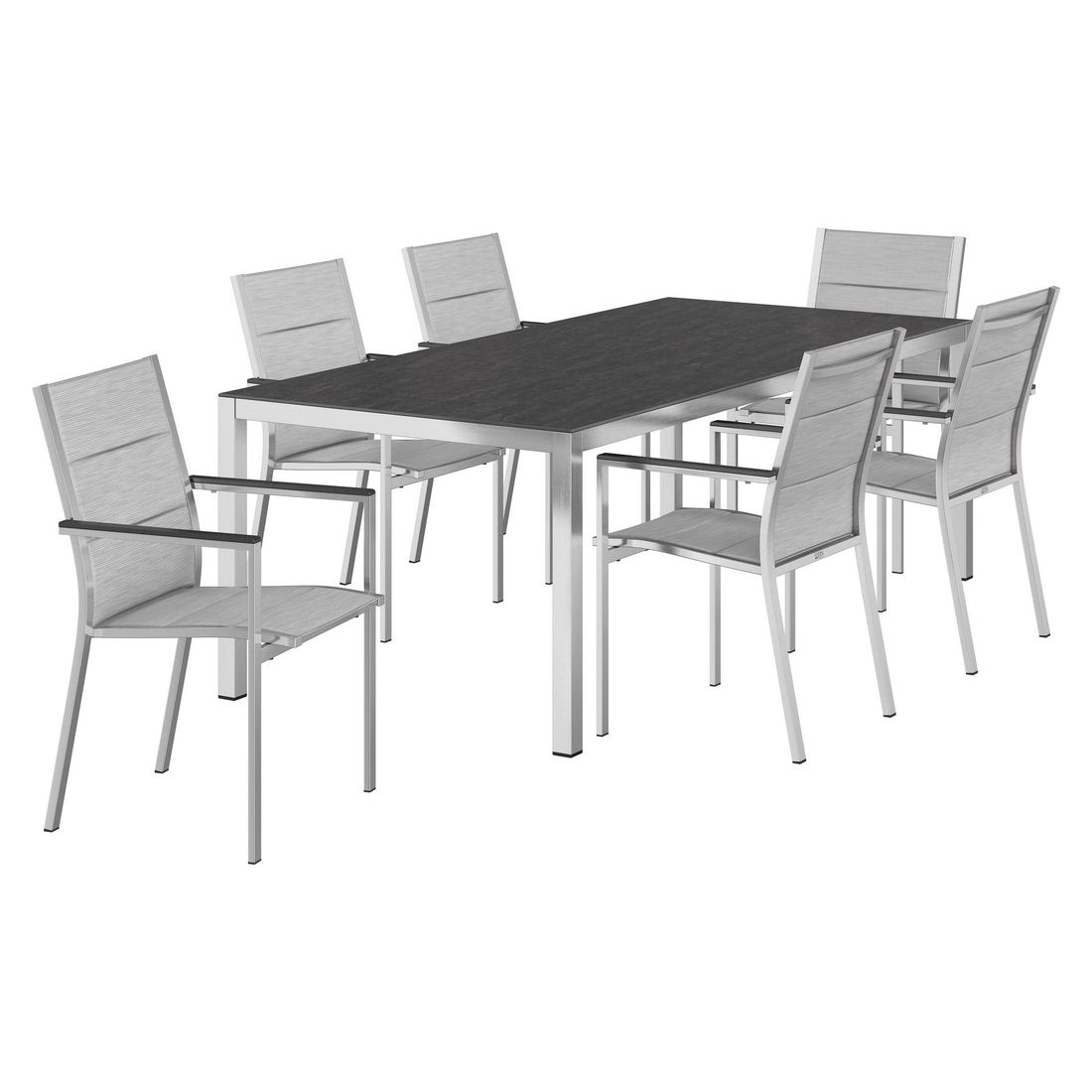 Stern Cardiff Gartenmöbel-Set L (6 Plätze) mit OUTLIV. Tisch 220x100cm