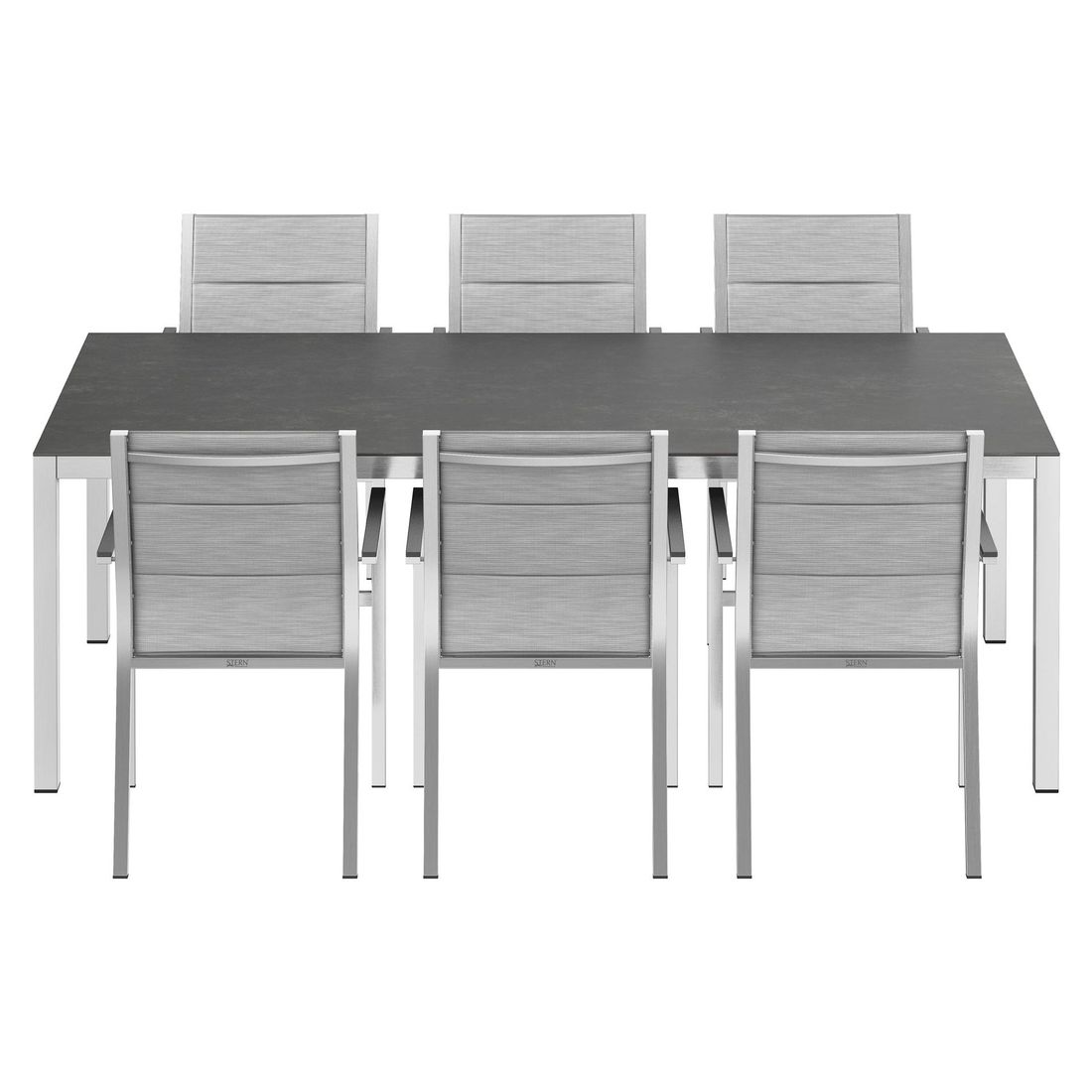 Stern Cardiff Gartenmöbel-Set L (6 Plätze) mit OUTLIV. Tisch 220x100cm