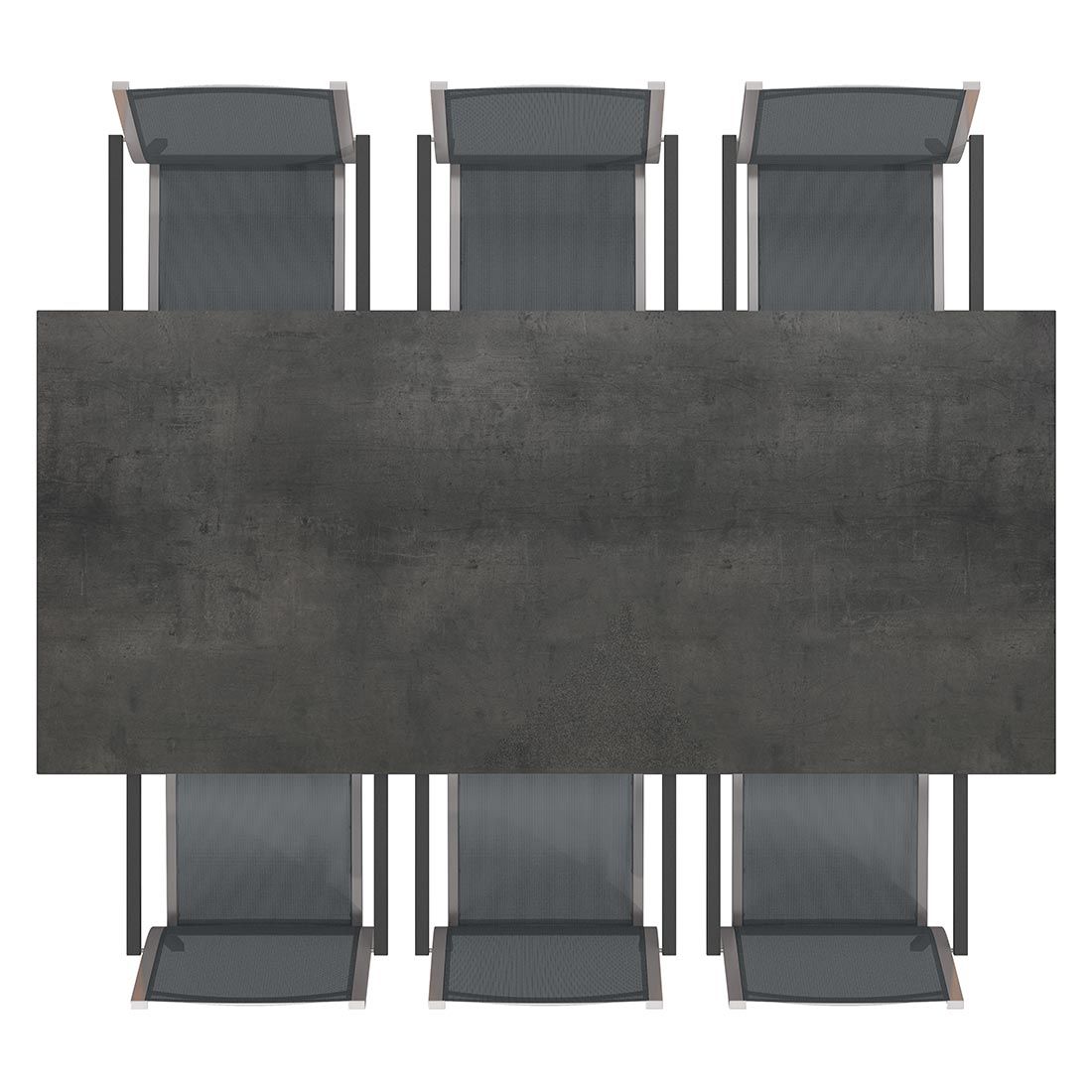 Stern Cardiff Gartenmöbel-Set L (6 Plätze) mit OUTLIV. Tisch 220x100cm