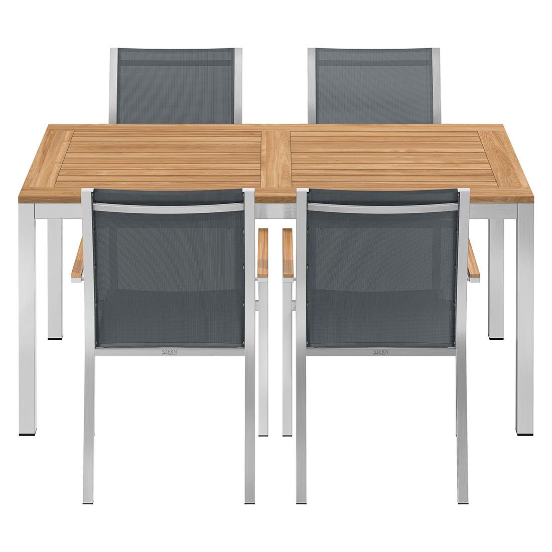 Stern Cardiff Gartenmöbel-Set M (4 Plätze) mit OUTLIV. Tisch 160x90cm
