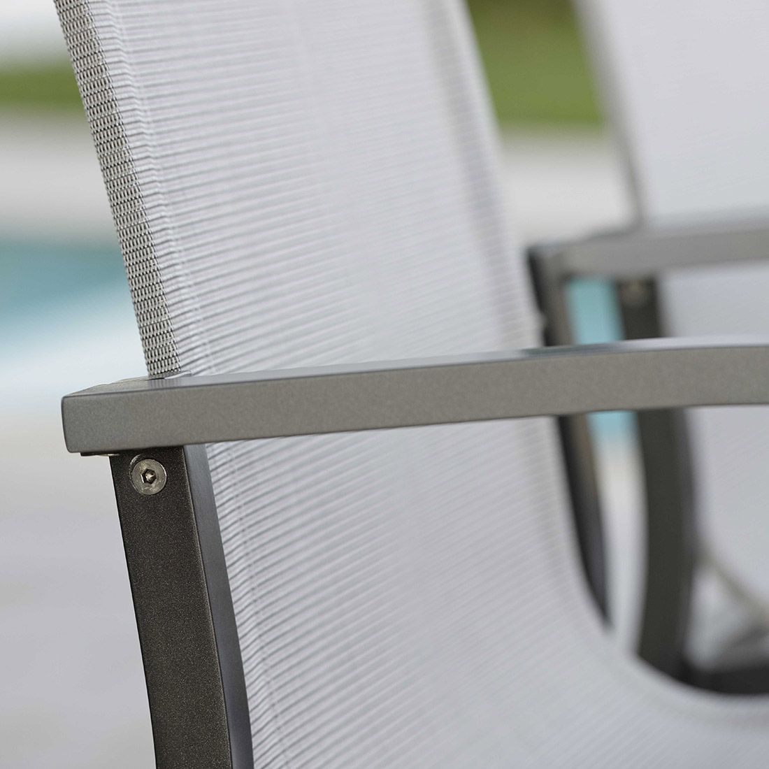 Stern Evoee Gartenmöbel-Set XL (8 Plätze) Tisch 200/260x90cm