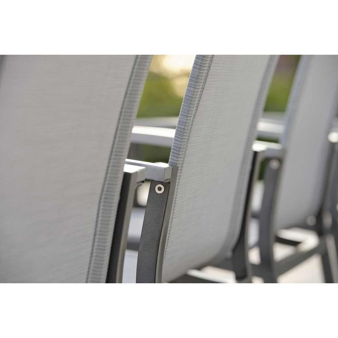 Stern Evoee Gartenmöbelset 5-tlg. mit Tisch 160x90cm