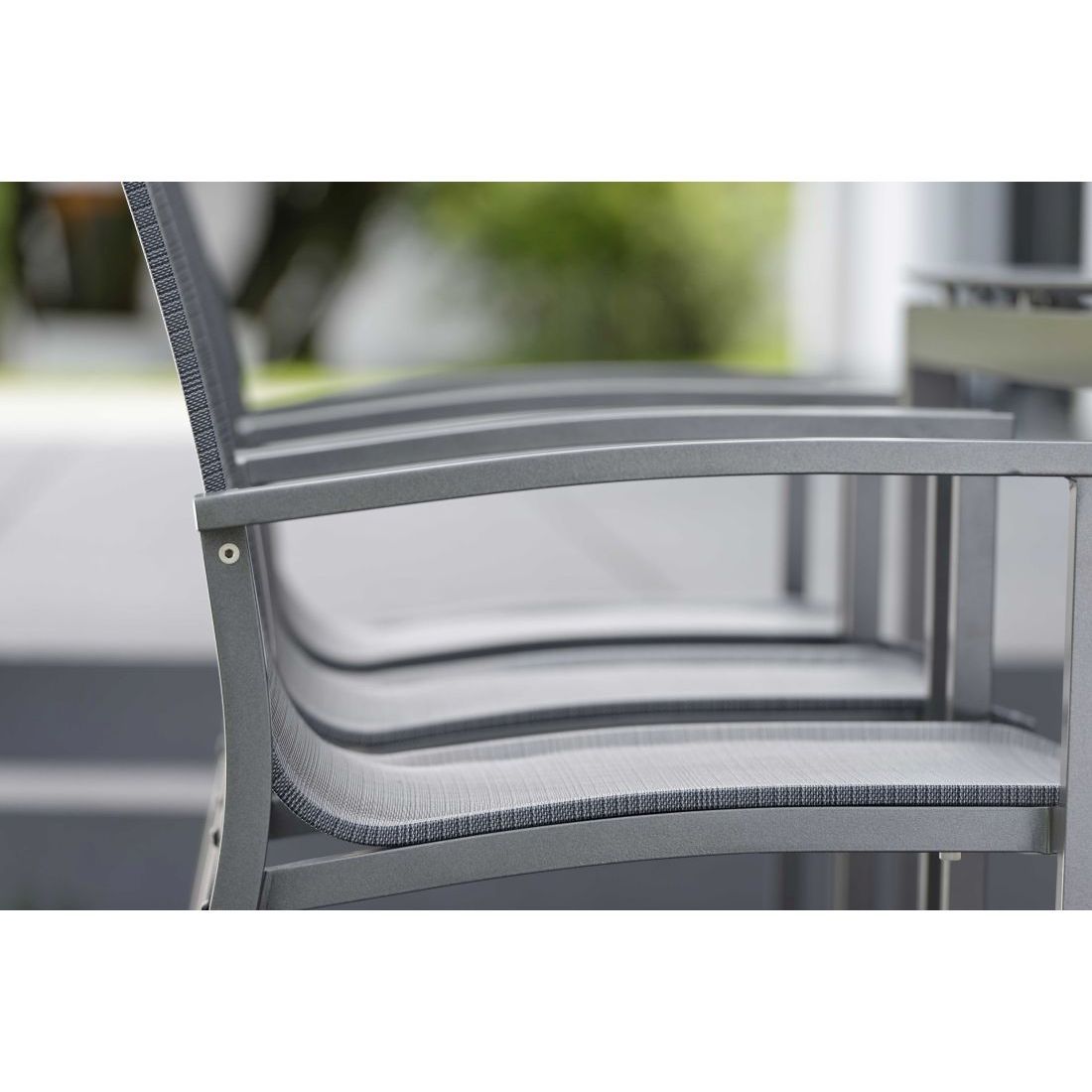 Stern Evoee Stapelsessel Aluminium/Textilene