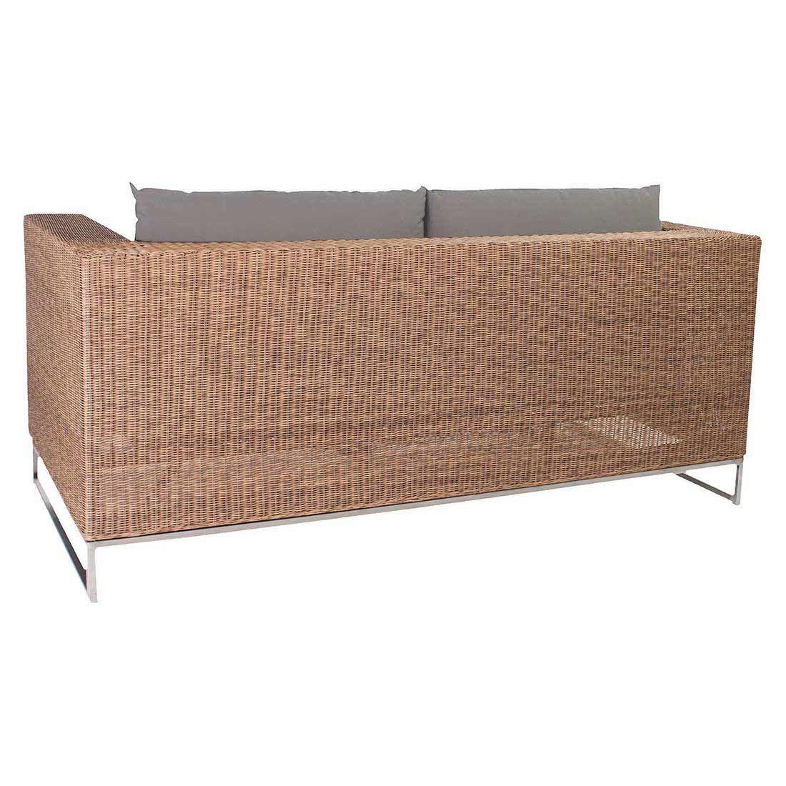 Stern Fontana Gartensofa Edelstahl/Geflecht