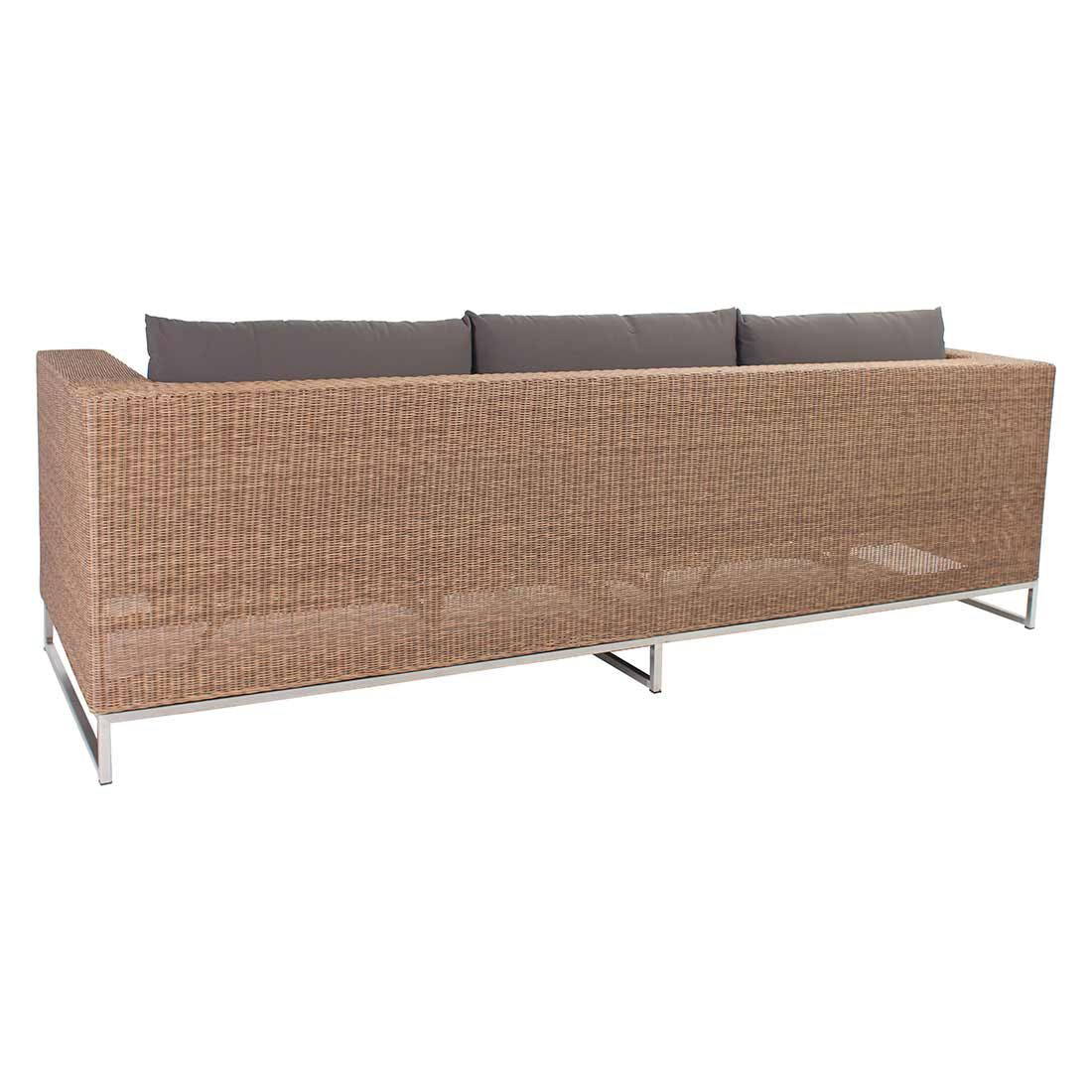 Stern Fontana Gartensofa Edelstahl/Geflecht