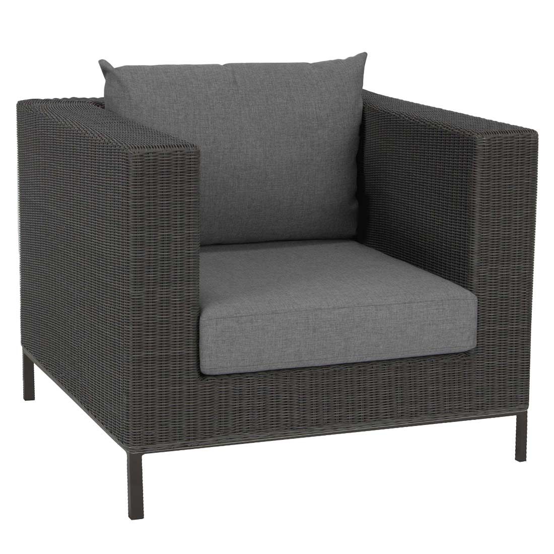 Stern Fontana Loungesessel Aluminium/Geflecht