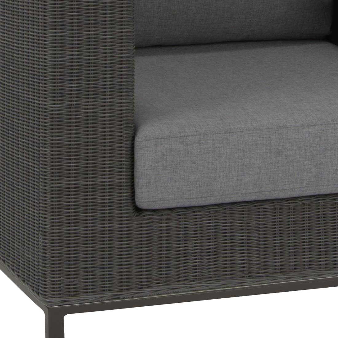 Stern Fontana Loungesessel Aluminium/Geflecht