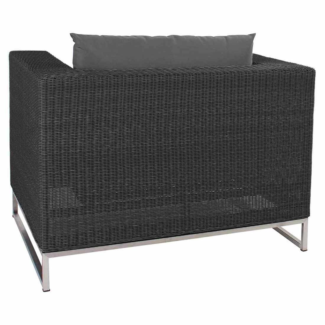 Stern Fontana Loungesessel Edelstahl/Geflecht