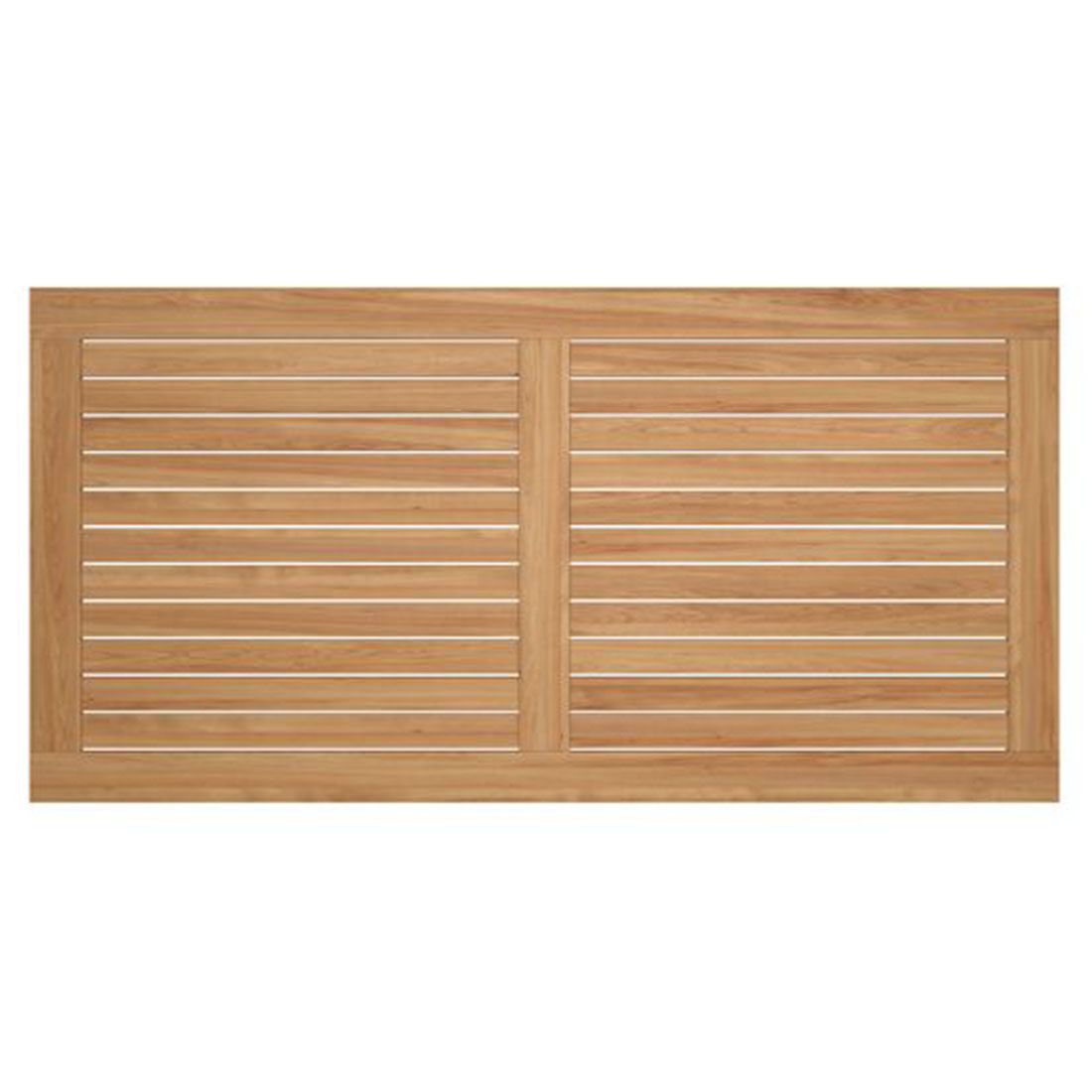 Stern Gartentisch 200x100cm Aluminium/Teak