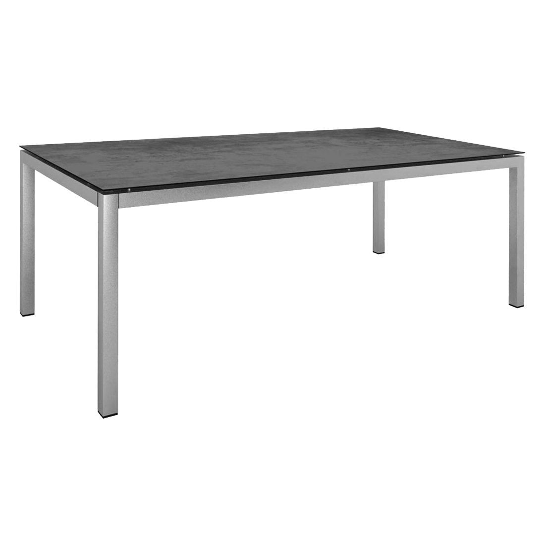 Stern Gartentisch 200x100cm Edelstahl/Silverstar 2.0