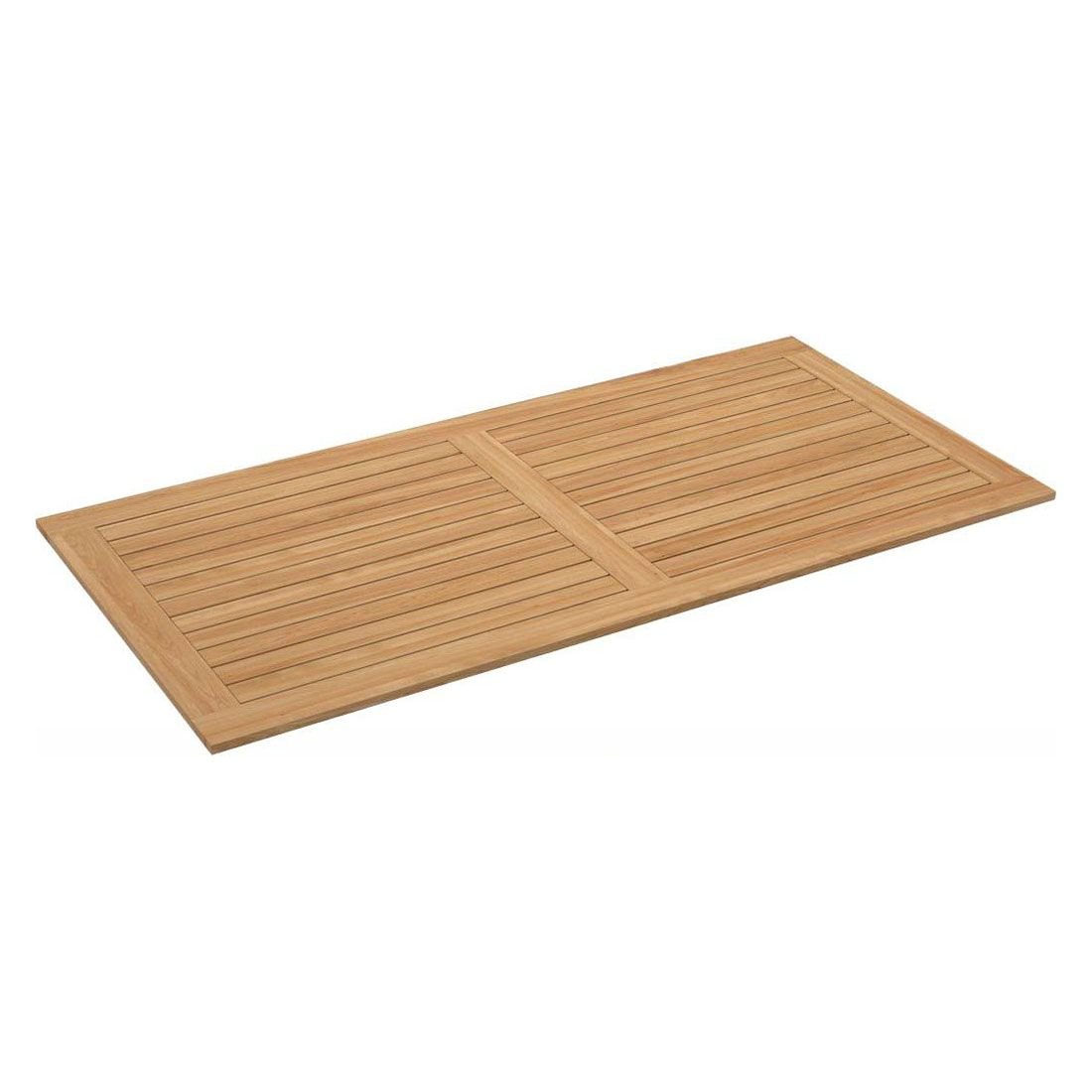 Stern Gartentisch 200x100cm Edelstahl/Teak
