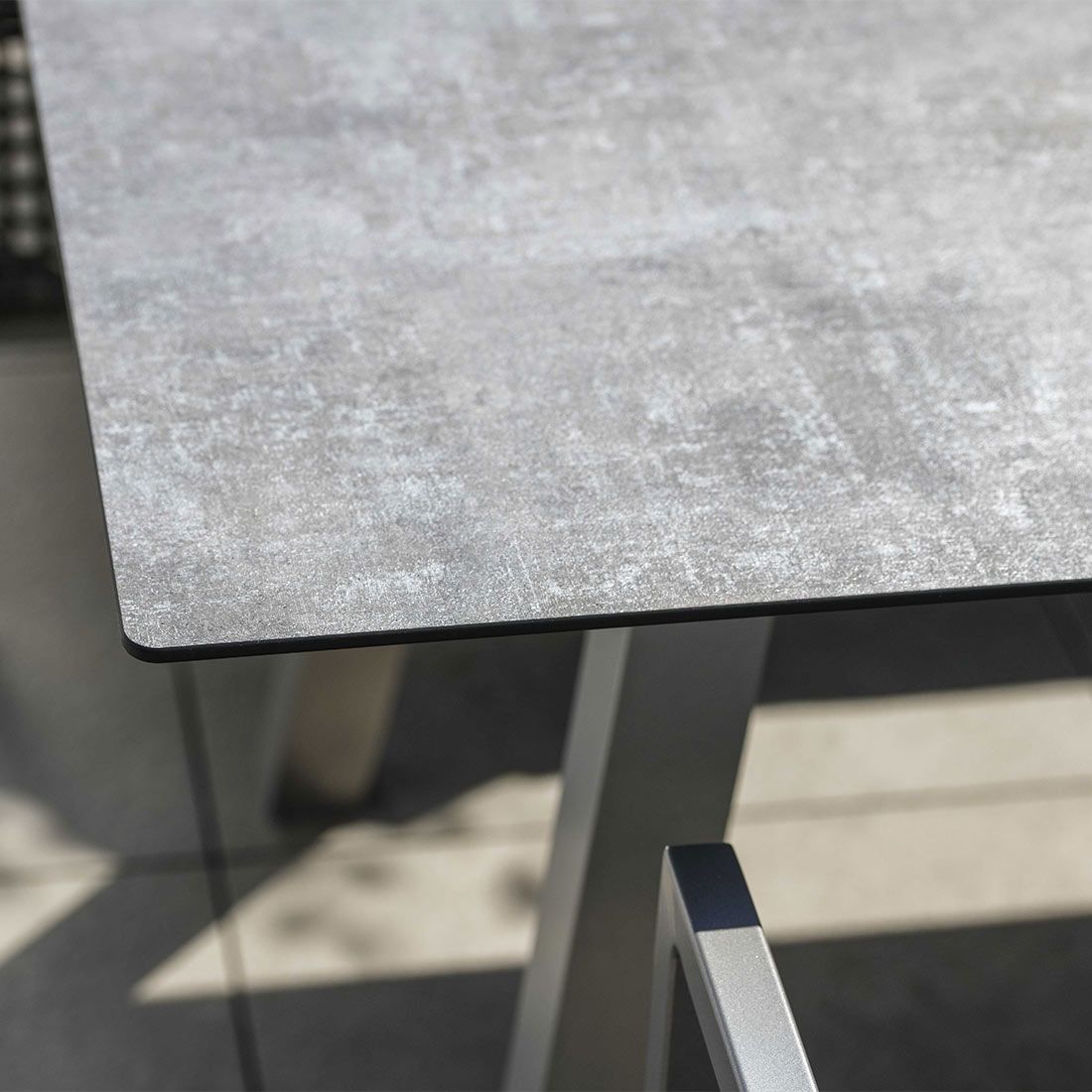 Stern Interno Gartentisch 220x100cm Aluminium/Silverstar