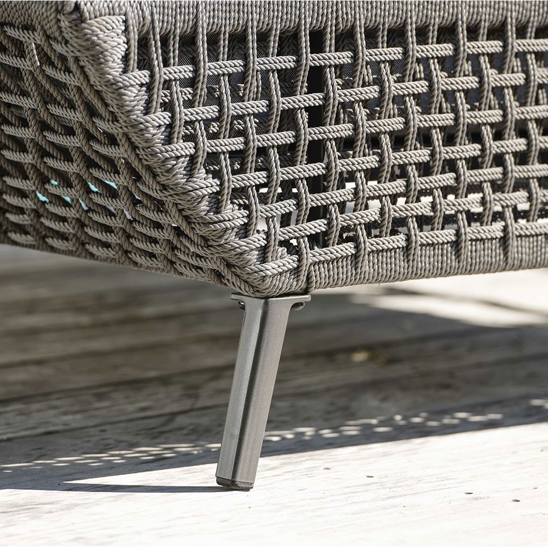 Stern Greta Daybed Aluminium/Rope inklusive Kissen