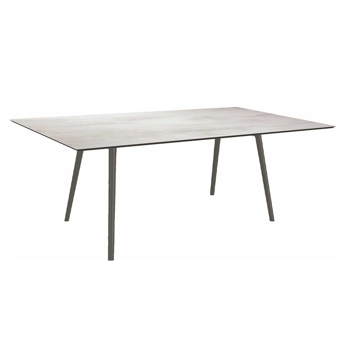 Stern Greta Dininglounge Tisch 180x100cm Aluminium/Polyacryl