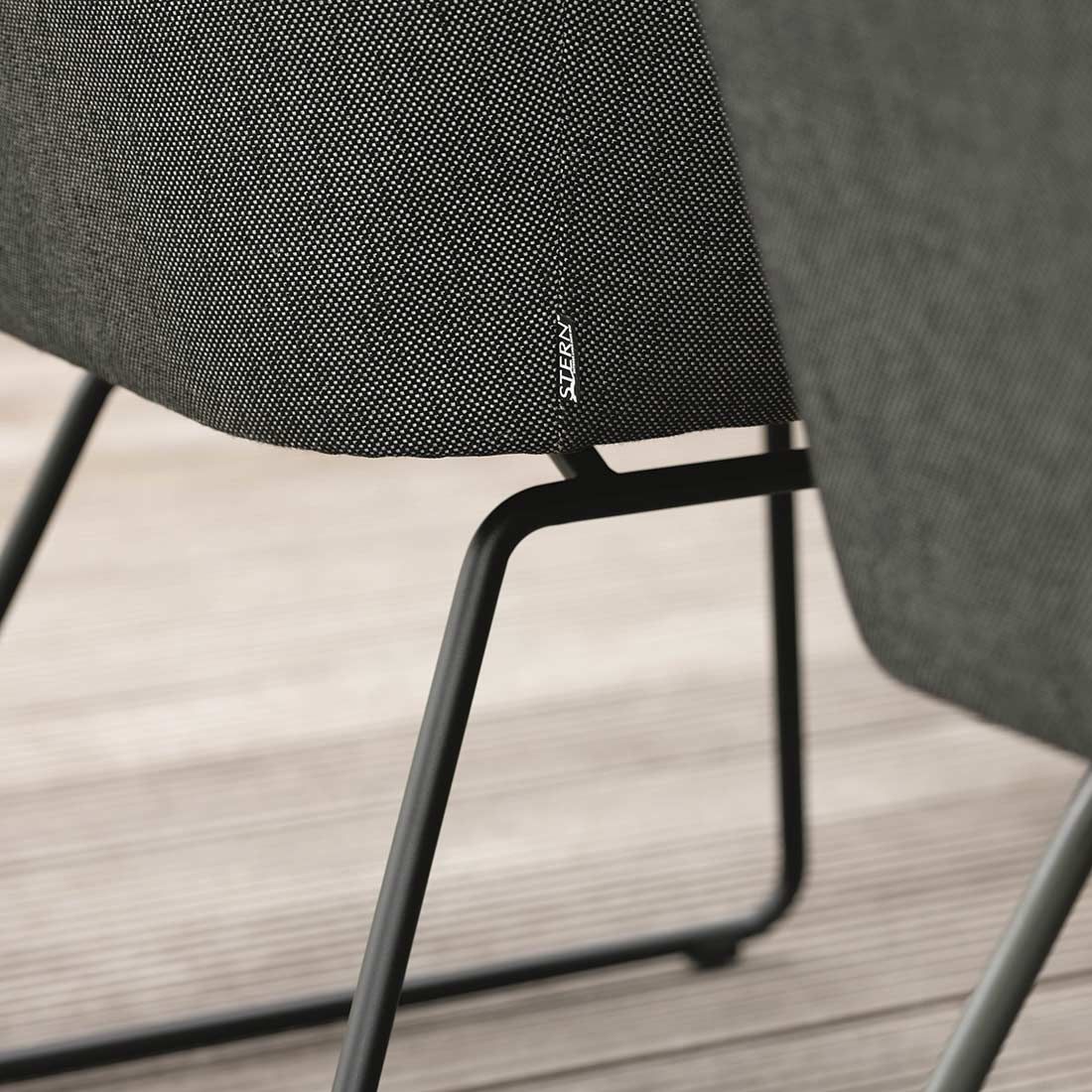 Stern Hector Gartensessel Edelstahl/Outdoorstoff