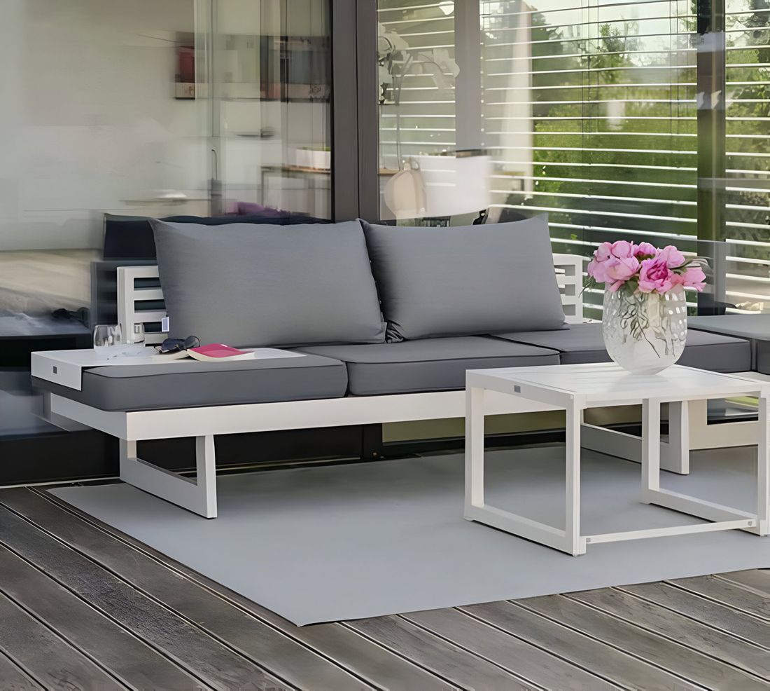 Stern New Holly Gartenloungesofa Aluminium/Kunstfaser
