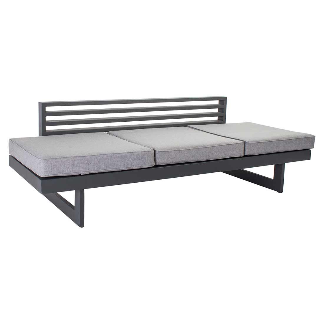 Stern Holly Diningsofa Aluminium/Kunstfaser