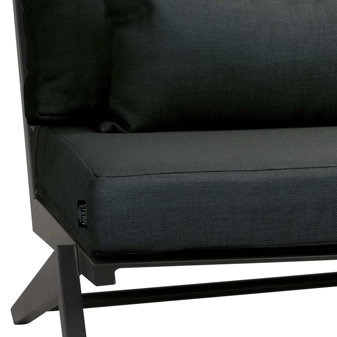 Stern Jackie 2-Sitzersofa 145cm Aluminium/Polyacryl