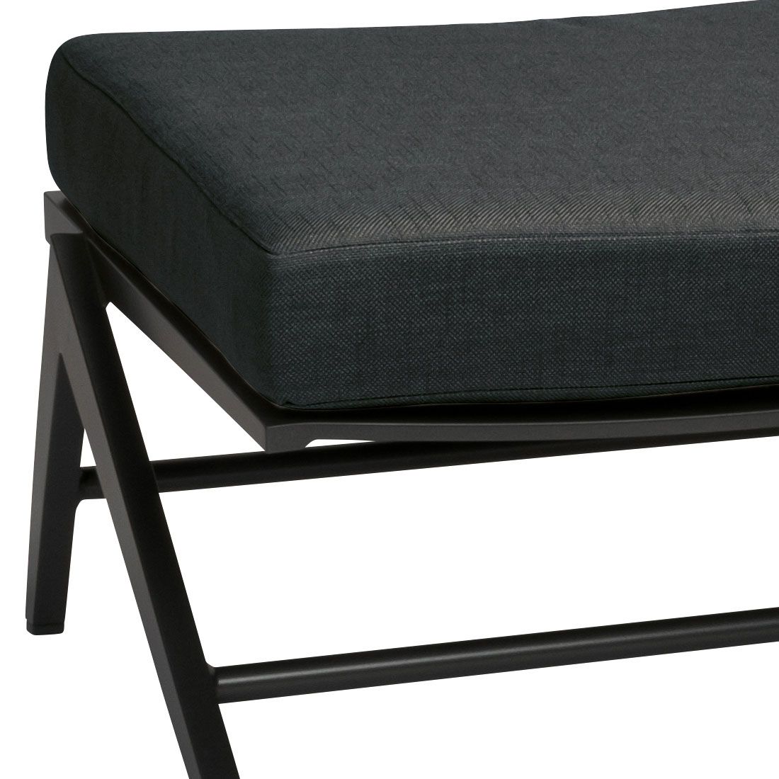 Stern Jackie Loungehocker Aluminium/Polyacryl