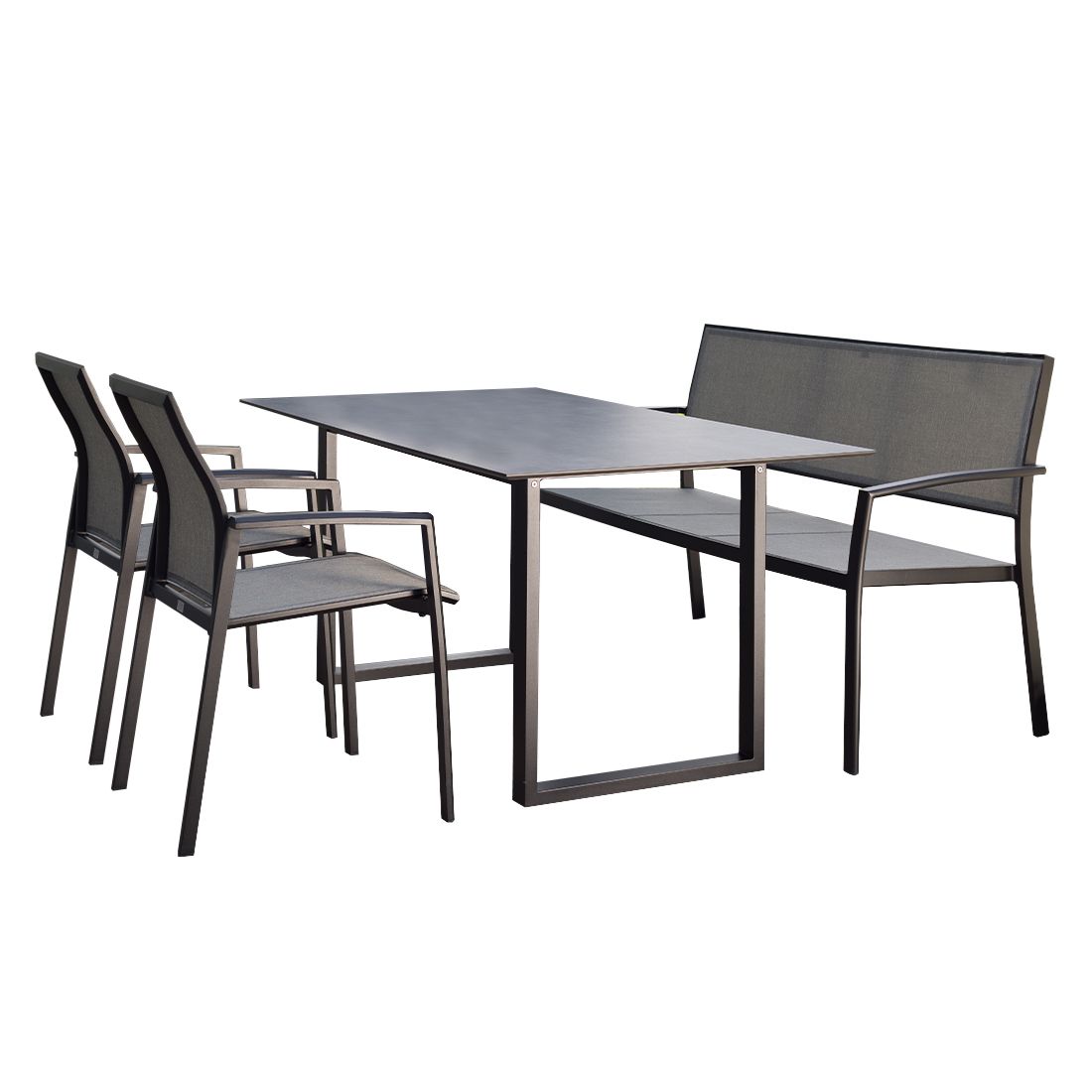 Stern Kari Gartenmöbel-Set M (4 Plätze) Tisch 160x90cm