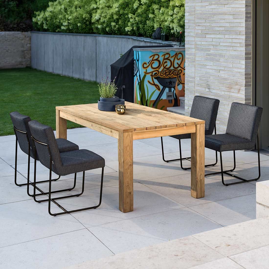 Stern Mia Gartenmöbelset 5-tlg. mit Tisch 180x90cm