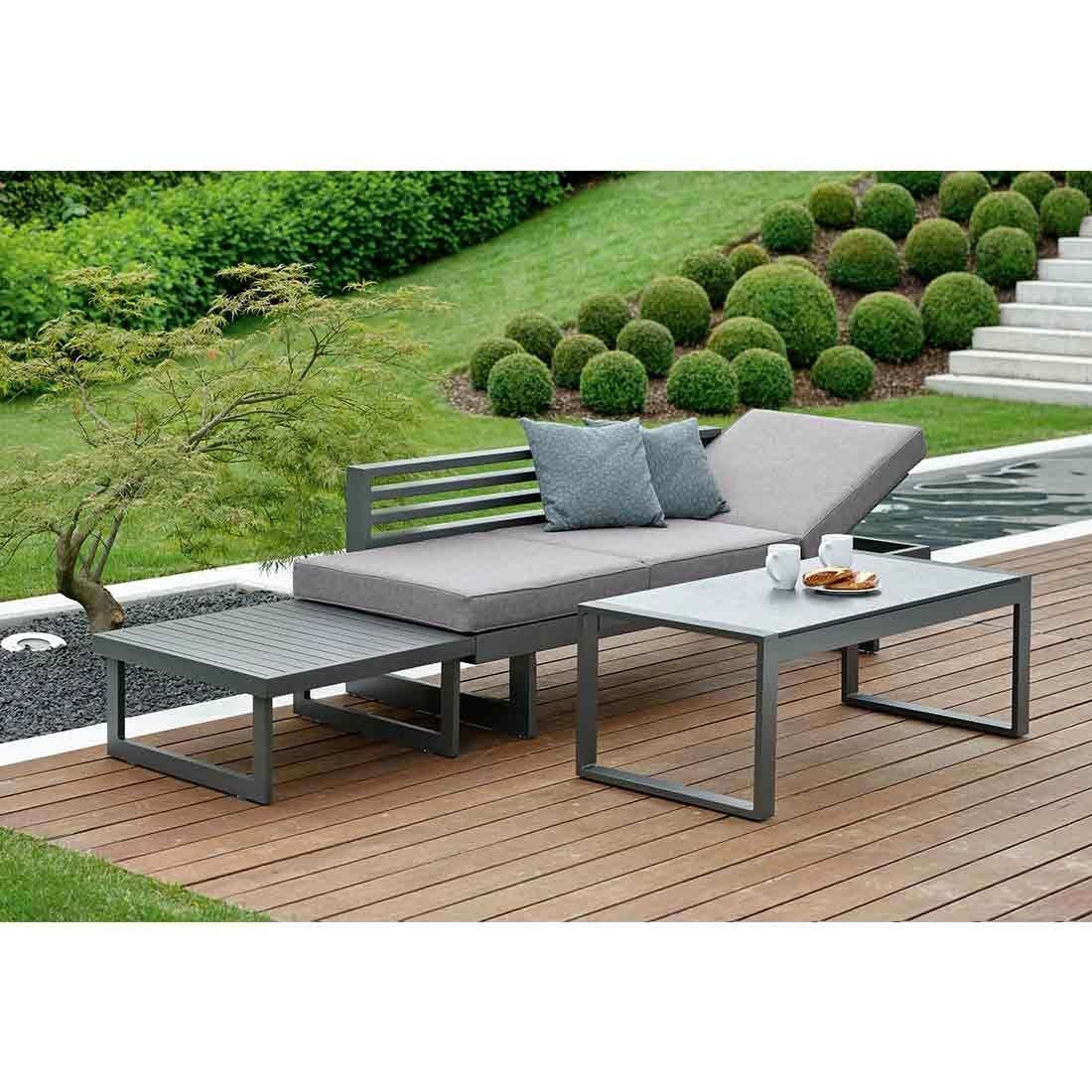 Stern New Holly Gartenloungesofa Aluminium/Kunstfaser
