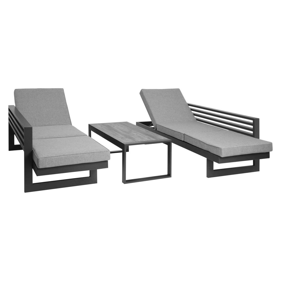 Stern New Holly Gartenloungesofa Aluminium/Kunstfaser