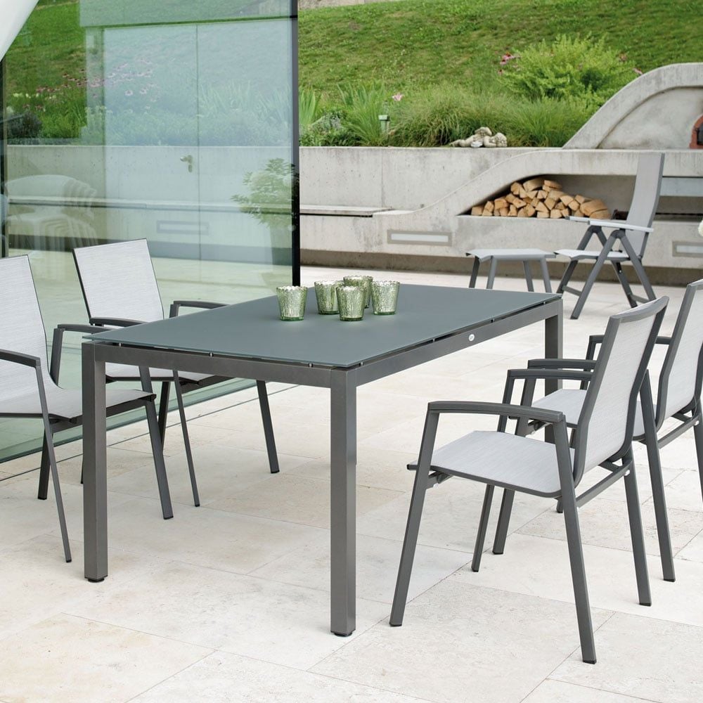 Stern New Top Stapelsessel Aluminium/Textilene