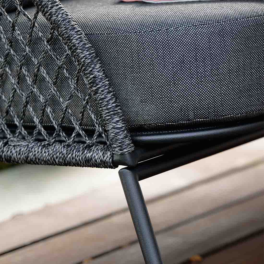 Stern Odea Gartenloungesofa Aluminium/Rope/Polyacryl