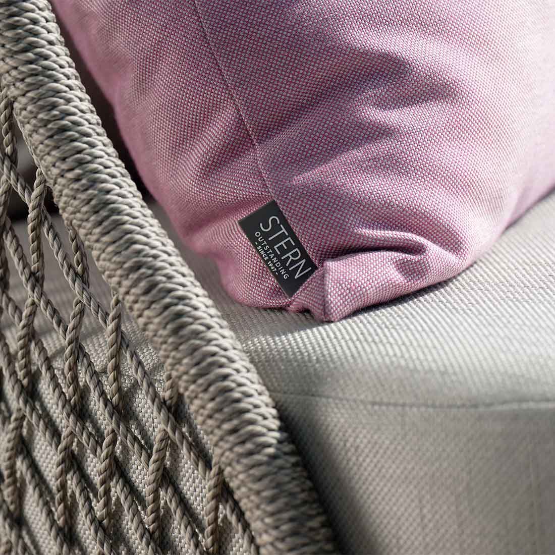 Stern Odea 3-Sitzersofa Aluminium/Rope/Polyacryl