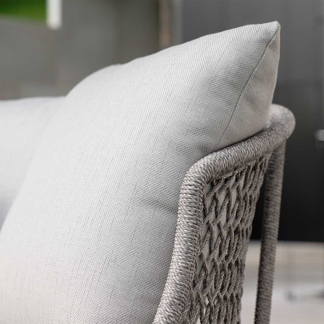 Stern Odea 3-Sitzersofa Aluminium/Rope/Polyacryl