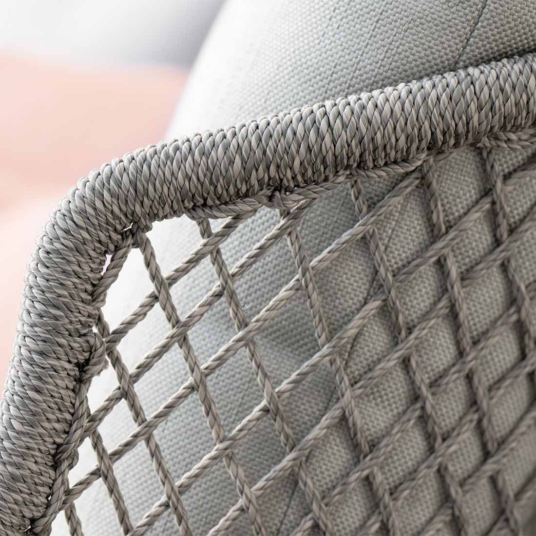 Stern Odea 3-Sitzersofa Aluminium/Rope/Polyacryl