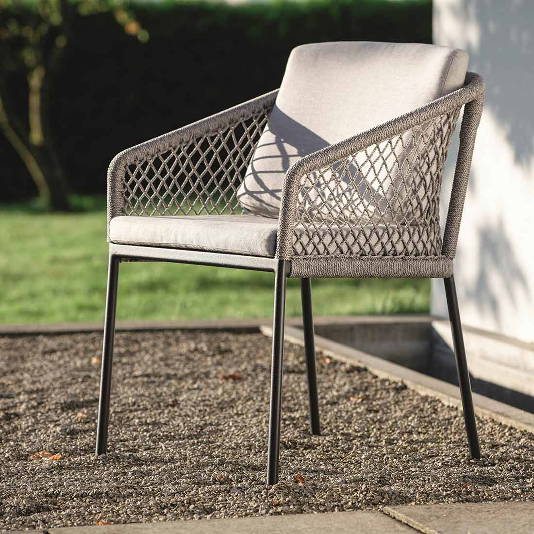 Stern Odea Gartensessel Aluminium/Rope/Polyacryl