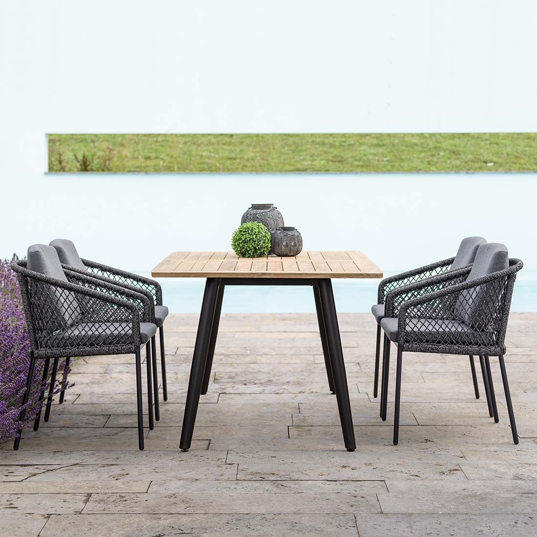Stern Odea Gartenmöbel-Set M (4 Plätze) Tisch 180x100cm