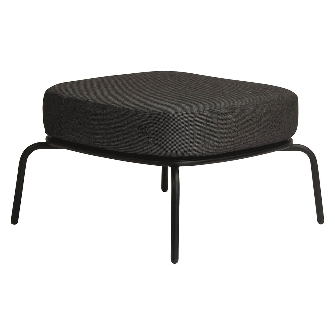 Stern Odea Loungehocker Aluminium/Kordel inkl. Kissen