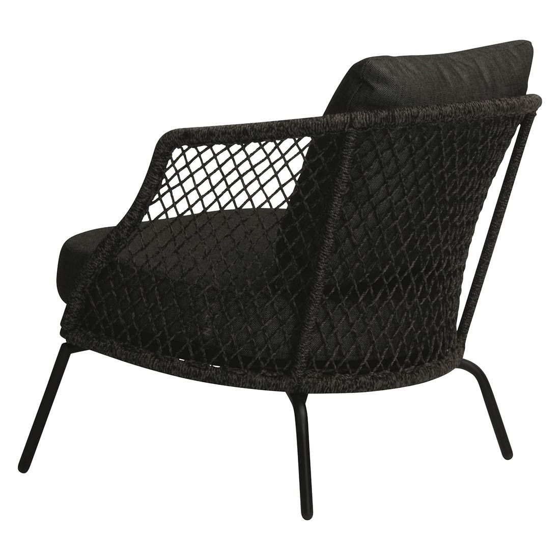 Stern Odea Loungesessel Aluminium/Kordel inkl. Kissen