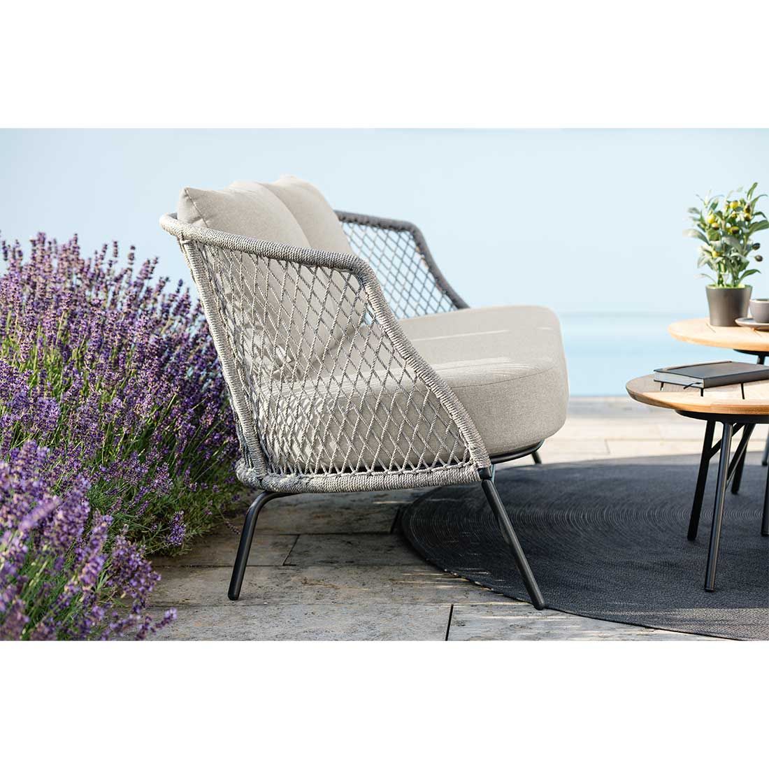 Stern Odea Loungeset 5-tlg. mit Tisch Ø55 + 65cm
