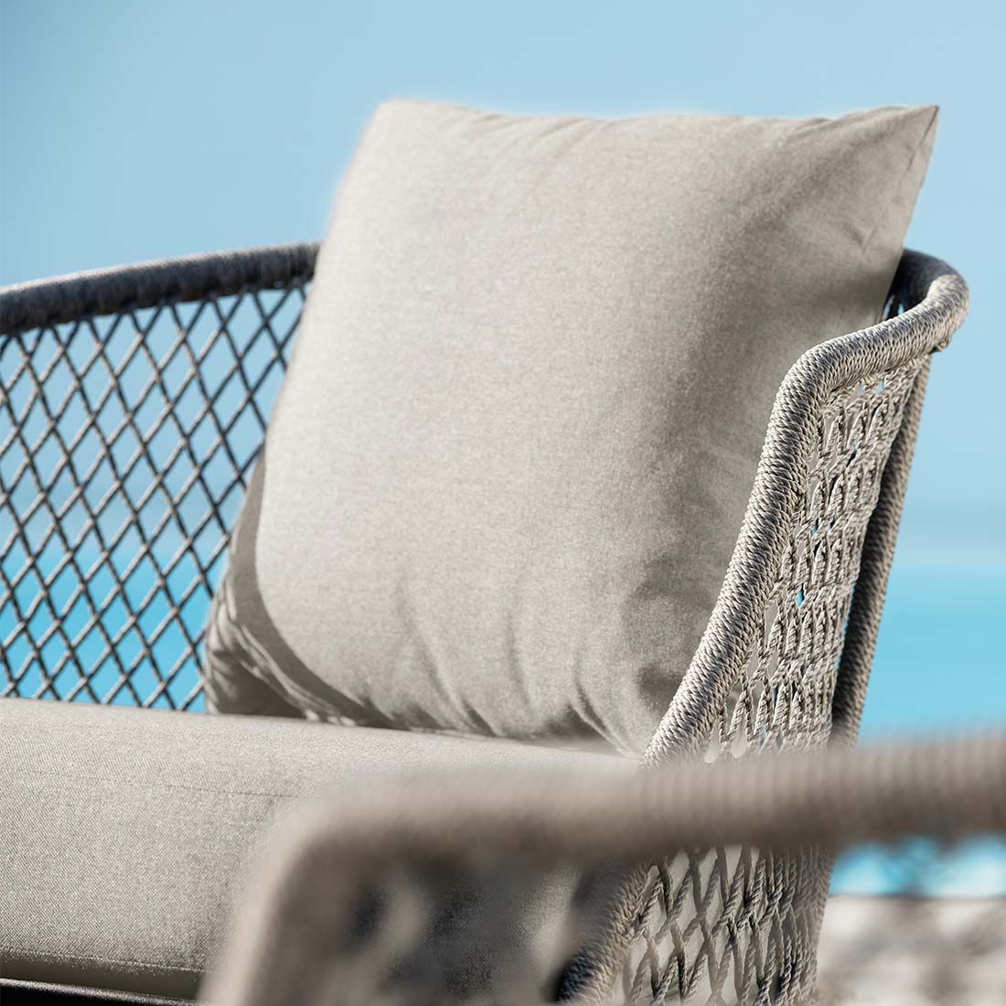 Stern Odea Loungeset 5-tlg. mit Tisch Ø55 + 65cm