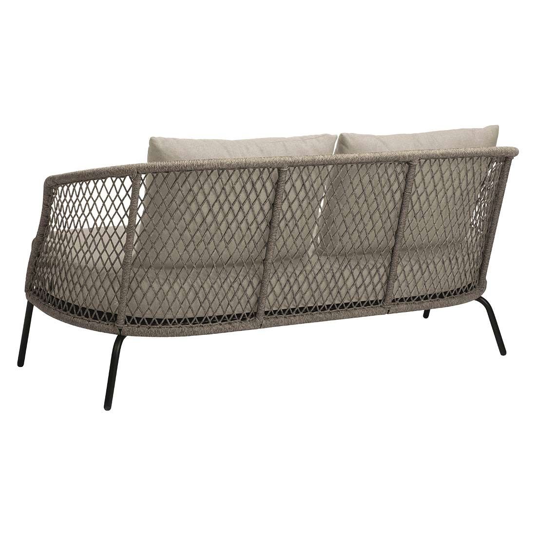 Stern Odea Loungesofa Aluminium/Kordel inkl. Kissen