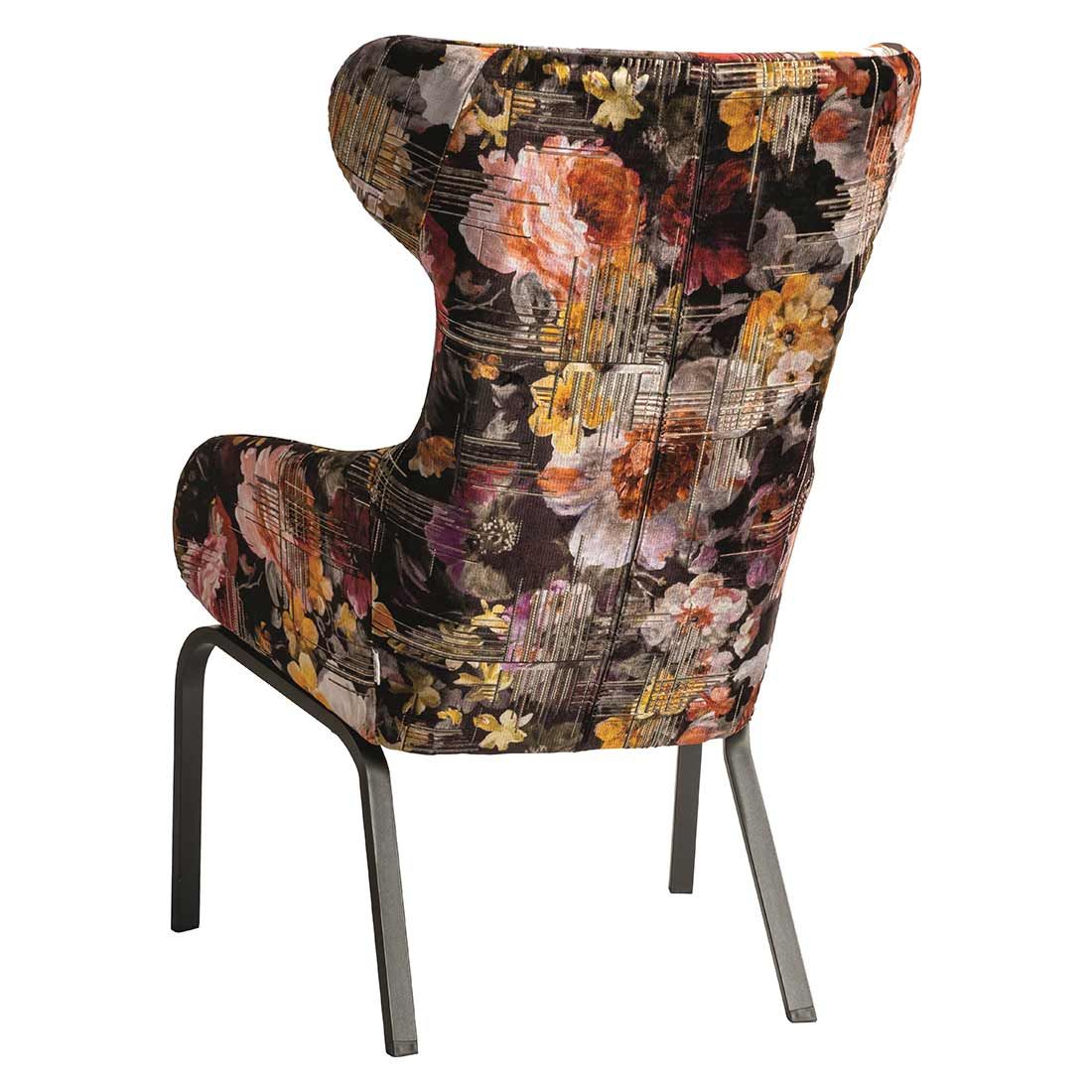 Stern Stan Flower Loungesessel inkl. Hocker Aluminium/Stoff