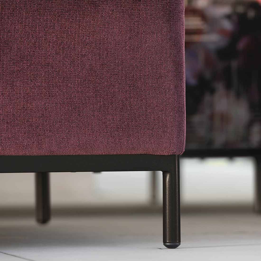 Stern Taavi Flower Loungehocker Aluminium/Polster