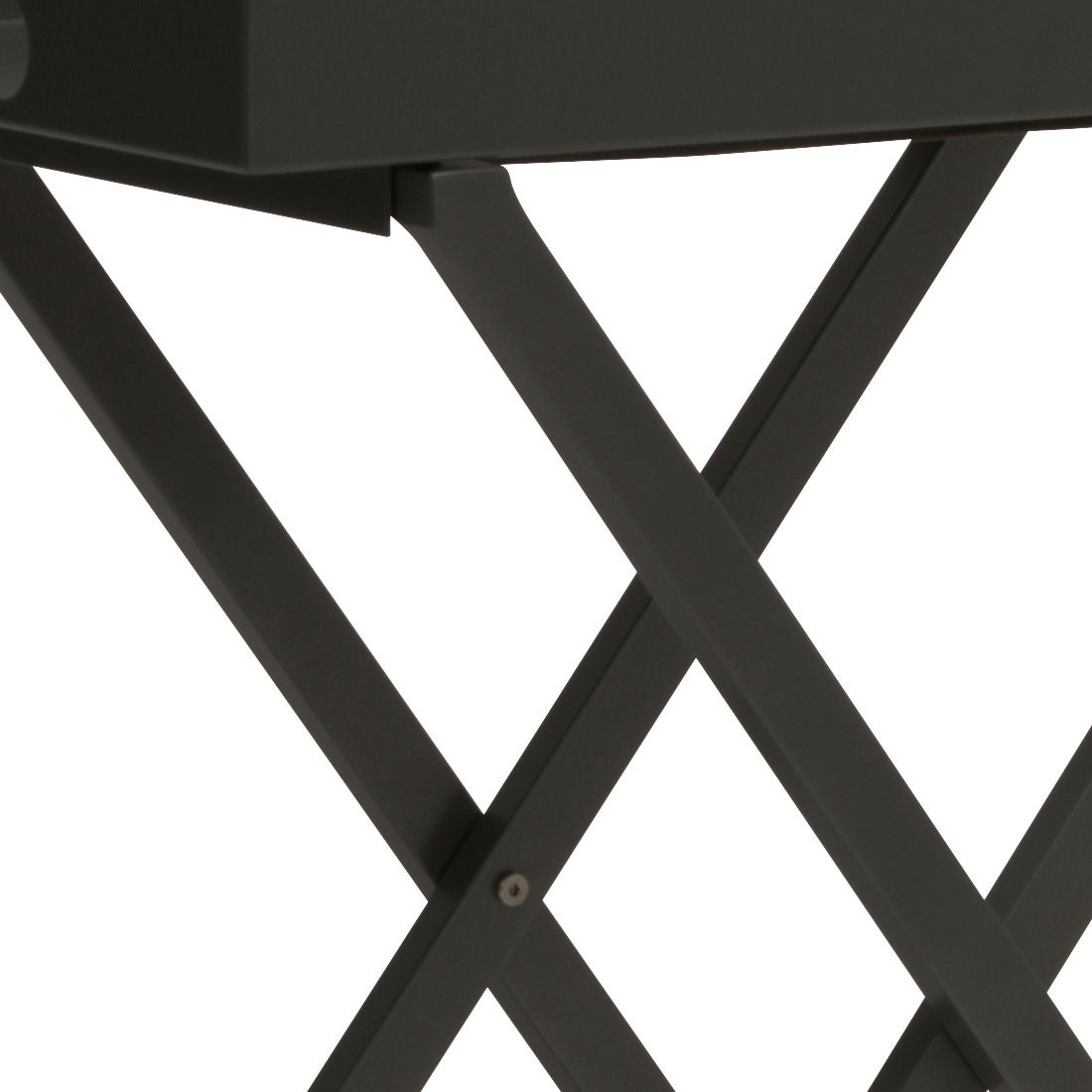 Stern Tabletttisch 60x40cm Aluminium