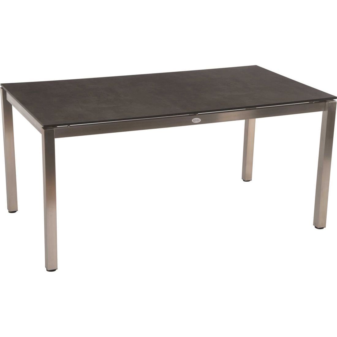 Stern Gartentisch-Gestell 160x90cm Edelstahl Vierkantrohr