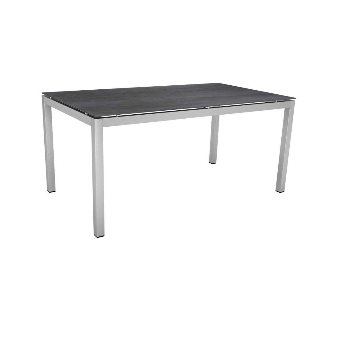 Stern Gartentisch-Gestell 160x90cm Edelstahl Vierkantrohr