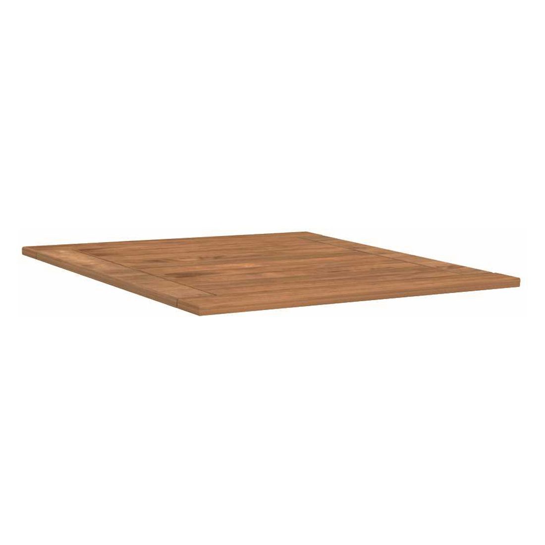 Stern Gartentisch-Platte 70x70 cm Teak