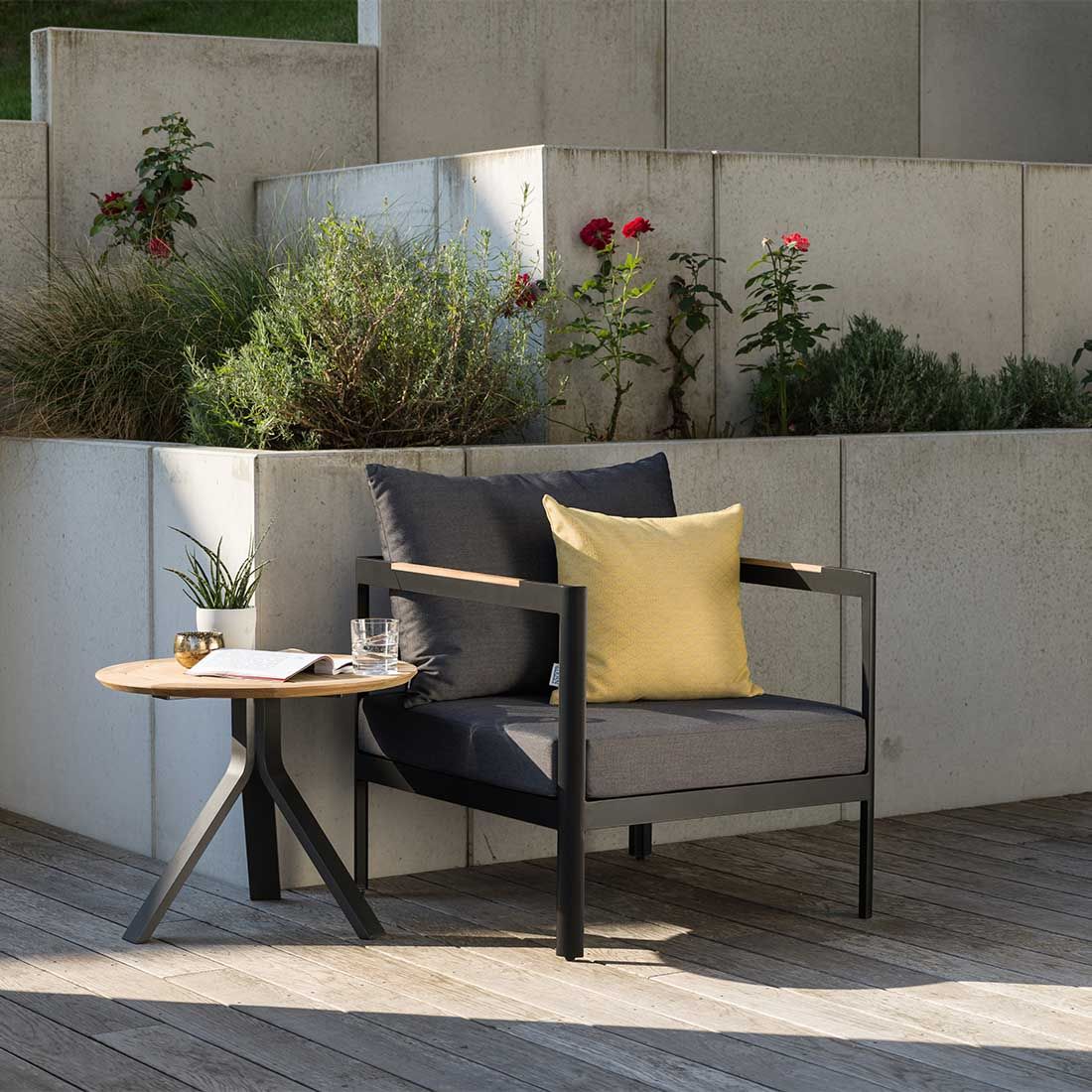 Stern Viggo Loungesessel Aluminium/ Textilene