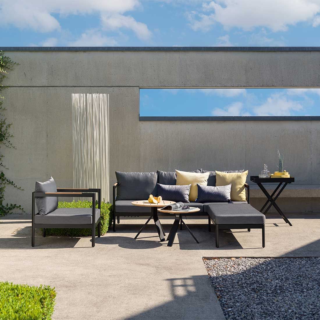 Stern Viggo Loungesessel Aluminium/ Textilene