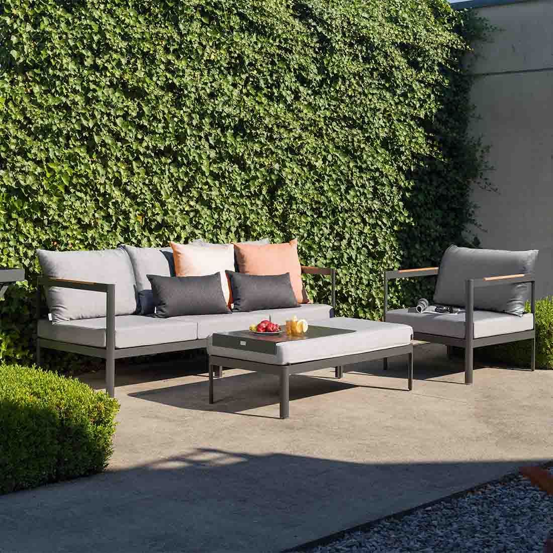 Stern Viggo Loungesessel Aluminium/ Textilene