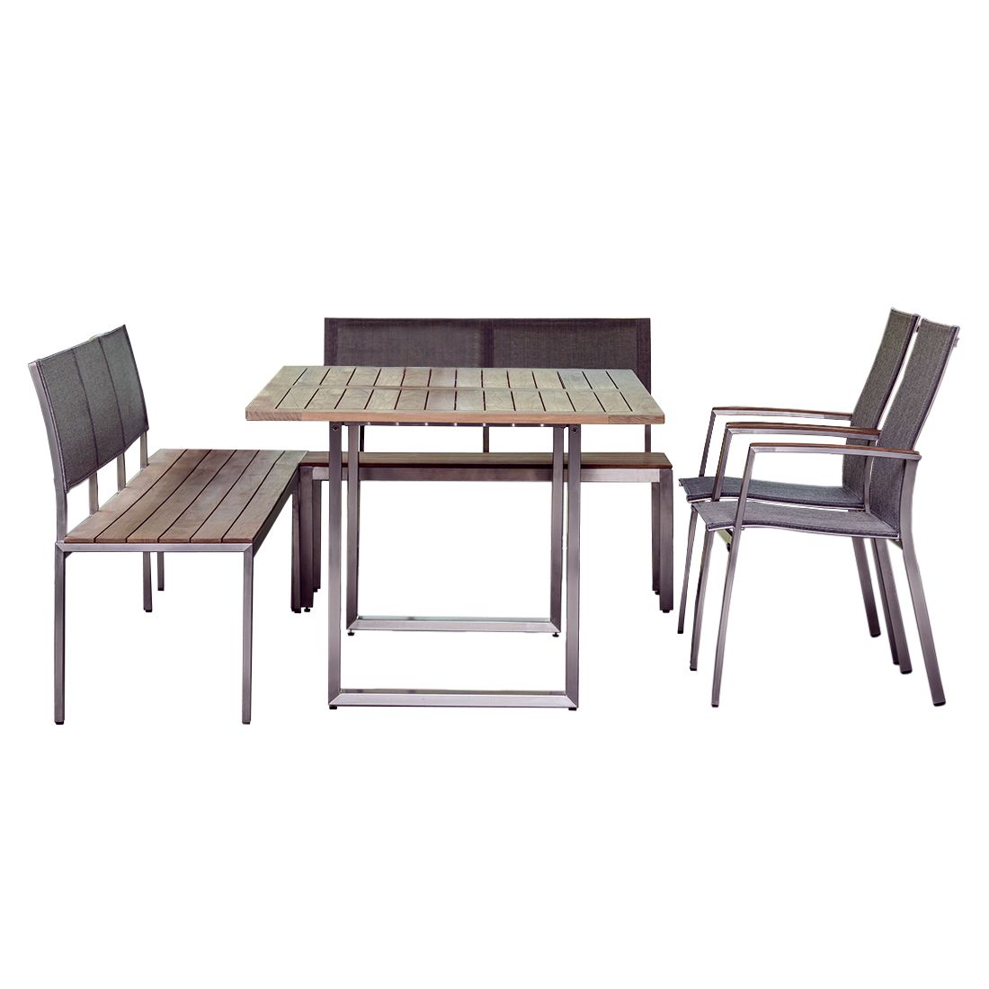 Stern Viona Gartenmöbel-Set 6-tlg. Tisch 180x100cm